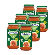 BoboVita pasta s paradajkami, šunkou a paprikou 6x250g