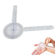 12 palcový goniometer transparentný ortopedický veľký r