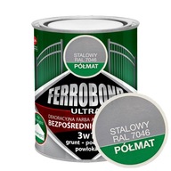 Farba na kov Liatina proti hrdzi OCEL POLOMATNÁ RAL 7046 0,7L Ferrobond Ultra