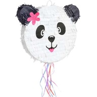 PINIATA panda white PANDAS plyšový medvedík FRINGES pinata