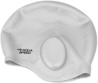 AQUA SPEED Ear Cap 26, šedá, plavecká čiapka zakrývajúca uši