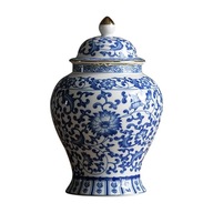 Stolová dekorácia do keramickej vázy v čínskom štýle