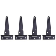 Heavy Duty T Hinge Black Door Strap 4 ks