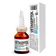 Eurowet Vetaseptol očné a nosné kvapky 15ml