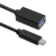 Qoltec USB 3.1 typ C samec kábel | USB 3.0 typ A f