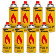 ALPEN CAMPING GAS pre horák sporáka NÁPLŇ x 8