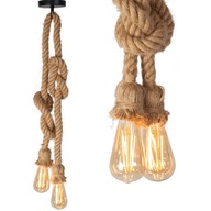 DVOJLANNÁ RETRO ZÁSADNÁ STROPNÁ LAMPA