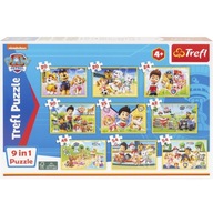 Puzzle Paw Patrol 9 puzzle 327 dielikov NAJNOVŠIE 2024 Trefl Puzzle 9v1