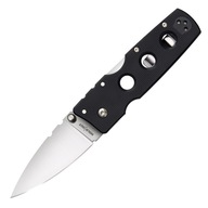 Ľahký zatvárací nôž EDC Cold Steel Hold Out S35VN Plain 3" s klipom Black