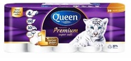 QUEEN PREMIUM TOALETNÝ PAPIER 4 VRSTVA 10 VALCOV