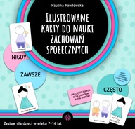 ILUSTROVANÉ KARTY NA UČENIE SOCIÁLNEHO SPRÁVANIA SÚPRAVA PRE DETI