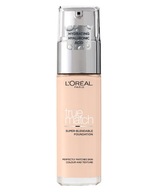 Fluid True Match Loreal Face Foundation N1 Neutral Undertone/Ivory 30 ml