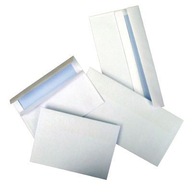 Biele, samolepiace obálky s pásikom C5 HK, 25 ks