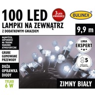 Vonkajšie vianočné osvetlenie *BULINEX* LED 9,9m - 100 svetiel *studená biela*