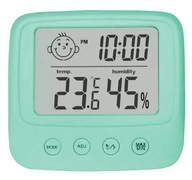 TERMOSTANICA HODINY TEPLOMER IZBA HYGROMETER VEĽKÝ LCD DO DETSKEJ IZBY