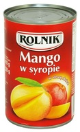 Rolnik Mango v sirupe v plátkoch v plechovke, 425 ml