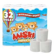 Toaletný papier MEGA BEARS 32 VALCOV, 3 vrstvy