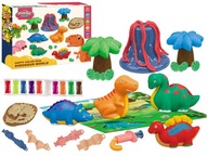 Dinosaur Play Dough Set rôznych farieb Formičky