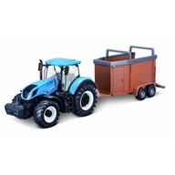 NEW HOLLAND METAL TRACTOR s prívesom BBURAGO