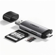 UGREEN USB adaptér USB-C Čítačka kariet SD microSD