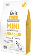 Brit Care MINI Hair&Skin Losos a sleď 2kg