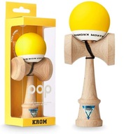 KENDAMA KROM POP ORIGINÁLNA DREVENÁ HRA ŽLTÁ