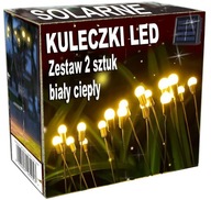 SOLÁRNE ZÁHRADNÉ LAMPY LAMPY solárne gule X2