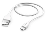 HAMA USB - Micro USB kábel 1,5 m Biely