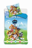 BAVLNENÉ POSTEĽNE PAW PATROL PRE DETI 140x200 CHASE MARSHALL SKYE