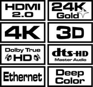 5m HDMI-HDMI v.2.0 FullHD 4K 60Hz ethernetový kábel