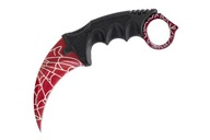 Karambit Knife CS:GO Crimson Web červený