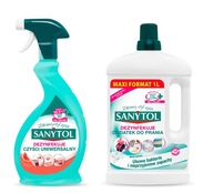 SANYTOL GREJP SPREJ SET 500ml + TEKUTINA NA PRANIE 1L