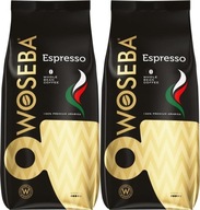 Woseba Espresso zrnková káva 1kg zrnková x2