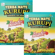 Yerba Mate Kurupi Sabor Citrus Yorador 500g 0,5kg