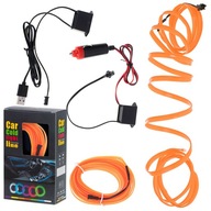 LED ambientné osvetlenie do auta, USB páska, 5 m