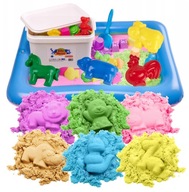 BibiMoon Kinetic Sand 6kg Set formičky na pieskovisko