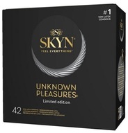 Skyn Condoms Unknown Pleasures Mix 4 Druhy 42 kusov