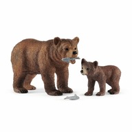 Súprava SCHLEICH Mama Grizzly a medveď 42473