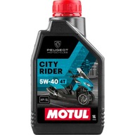 Motorový olej Motul City Rider 4T 5W40 Peugeot 1L