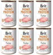 Brit Mono Protein Morčacie mokré krmivo s morčacím 6x 400g