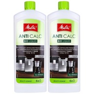 2x Melitta Anti Calc strojový odstraňovač vodného kameňa 250 ml