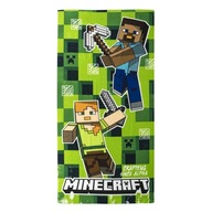 Cerda osuška 140 cm x 70 cm MINECRAFT 100% polyester STEVE ALEX