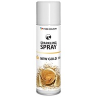 Food Colors Gold potravinárske farbivo v spreji 250ml