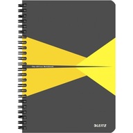 LEITZ OFFICE NOTEBOOK A5/90K KORCOVANÝ, ŽLTÉ