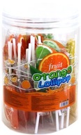 Lízanky Orange Lollipop 30ks x 15g