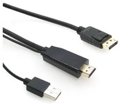 Prevodník MicroConnect HDMI na DisplayPort