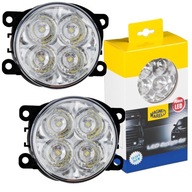 okrúhle LED DENNÉ SVETLÁ 90 mm VENOVANÉ PRE DACIA FIAT FORD MITSUBISHI