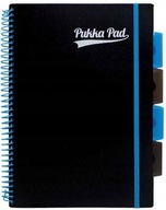 PUKKA notebook PROJEKTOVÁ KNIHA PP NEON BLACK B5