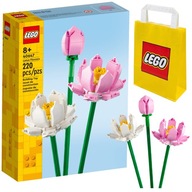 LEGO Flowers - lotosové kvety (40647) + darčeková taška