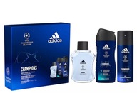 Adidas UEFA toaletná voda EDT 100 ml + gél + deodorant darčeková sada